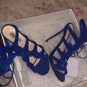 Steve Madden blue heels